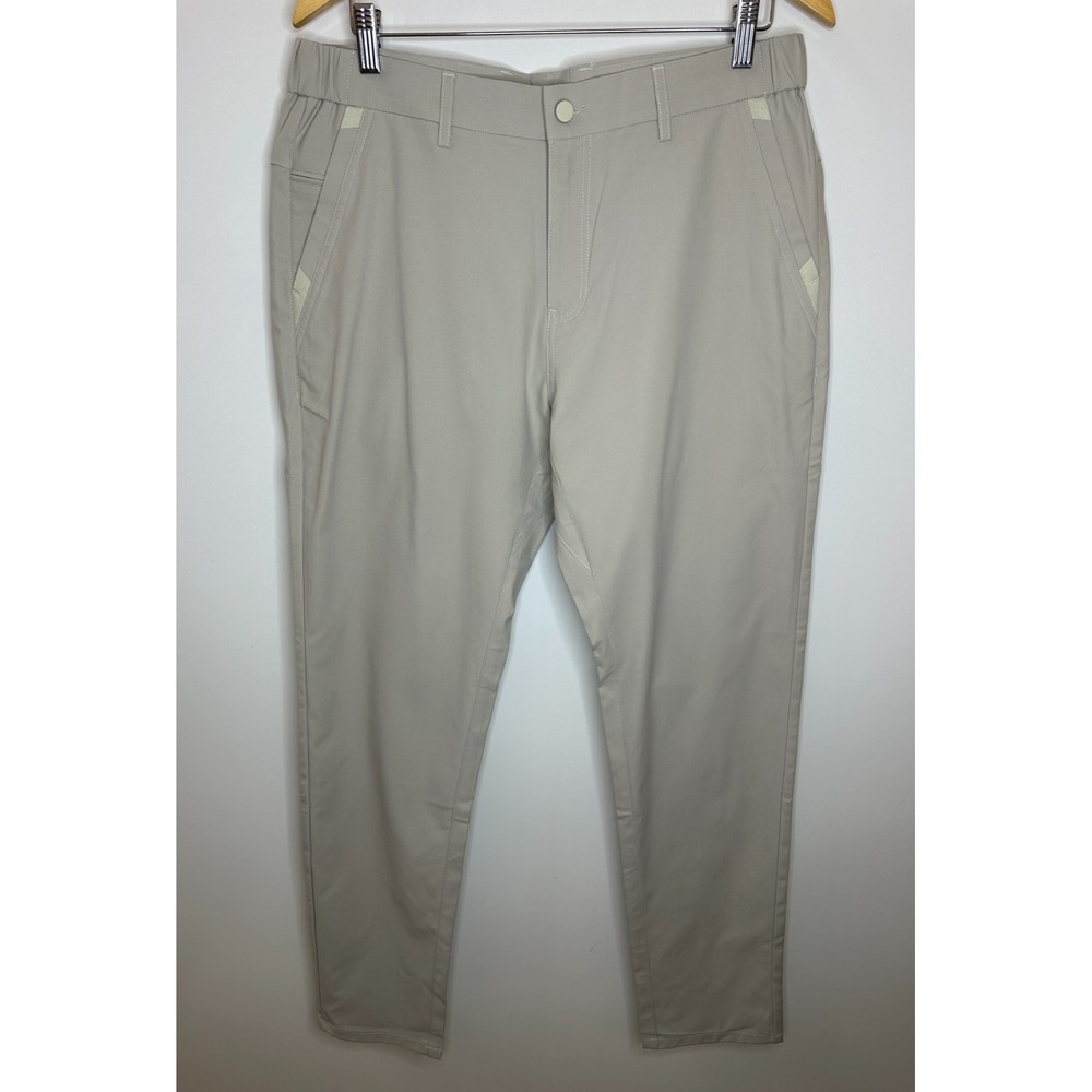 Jack Archer Jetsetter Tech Pant 33 x 32 Stone Beige Tan Golf Performance Travel - Picture 11 of 11